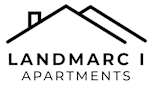 A black and white image of a house with the words "Cherry Creek Apartments" written underneath it.