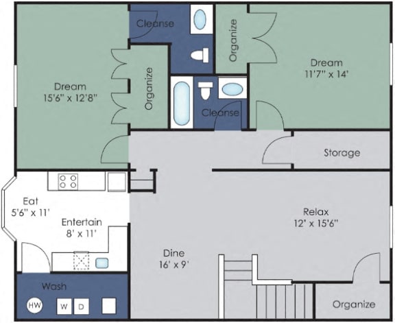 Wythe Floor Plan at Holly Point