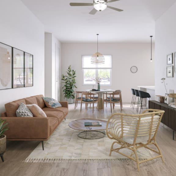 Linda Vista Luxury Rentals in Oro Valley, Arizona Model Living Room