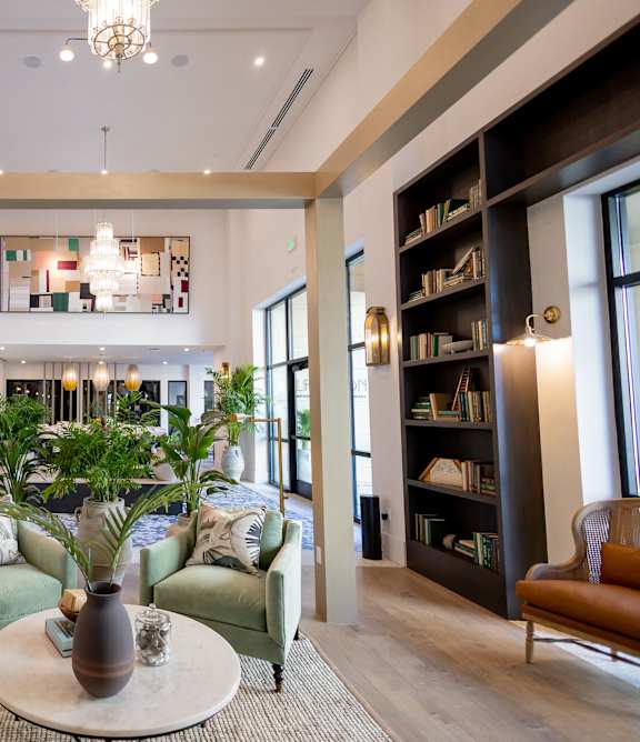 a living room with a couch and a table  at La Unión, Florida, 33605