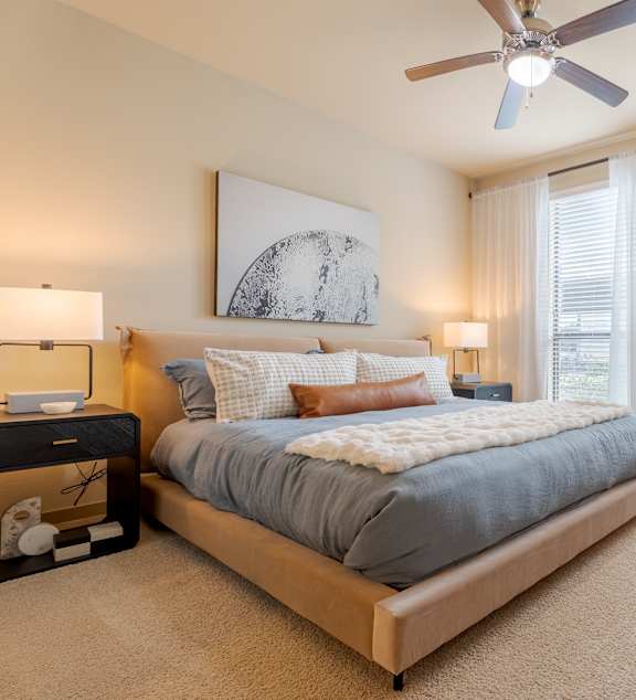 Comfortable Bedroom at Imperial Lofts, Texas