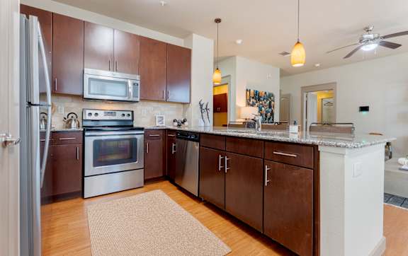 Well Equipped Kitchen at Imperial Lofts, Sugar Land, 77498