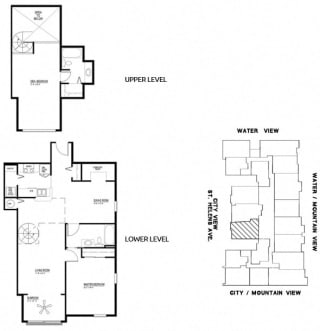 The Metropolitan Apartments 2x2 516 Floor Plan The Metropolitan Apartments 2x2 516 Floor Plan
