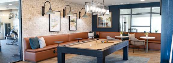 Billiard Table at The Crest at Oakwood, Oakwood, GA, 30566