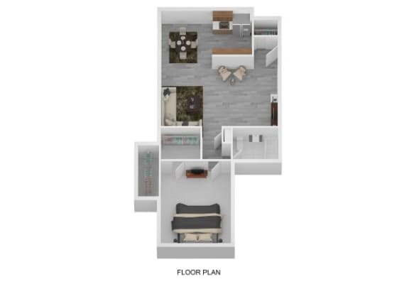Floor Plan 1 Bedroom
