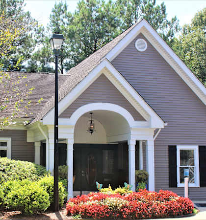 a house with a street light in front of it at Hidden Creek, Morrow, GA 30260