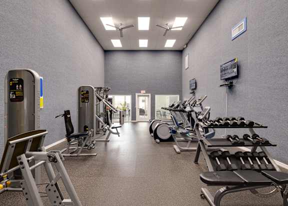 Gym at Fusion Apartments, Florida, 32818