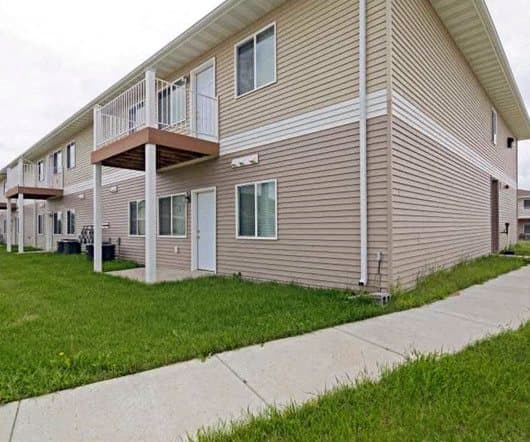 Outside Dakota Apartments. Apartments for rent in Stanley, ND