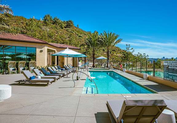 Pool at Ocean Air, San Diego California