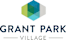 A logo with a hexagonal shape and the words "Grant Park Village" below it.