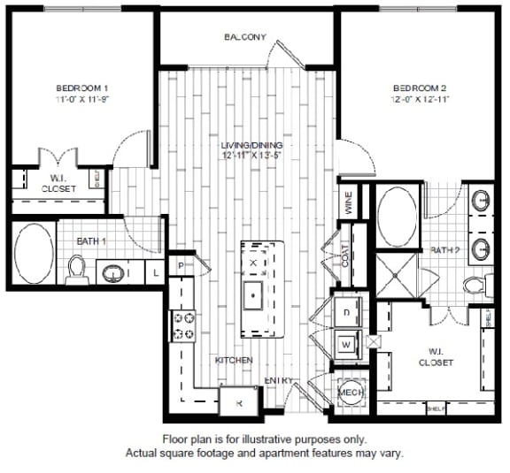 B1 Floor Plan at Windsor CityLine