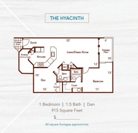 a floor plan of the hyacinth