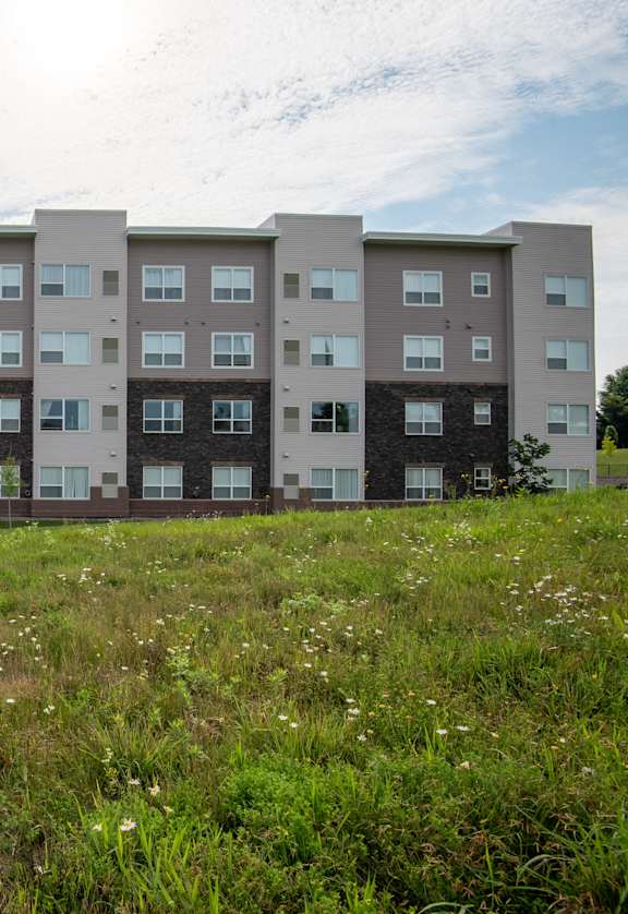 the building in which the apartment is located