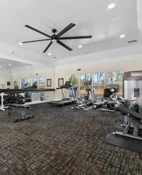 Two Level Fitness Center at Baldwin Farms Apartments, Robertsdale, AL