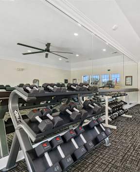 Two Level Fitness Center at Baldwin Farms Apartments, Robertsdale, AL