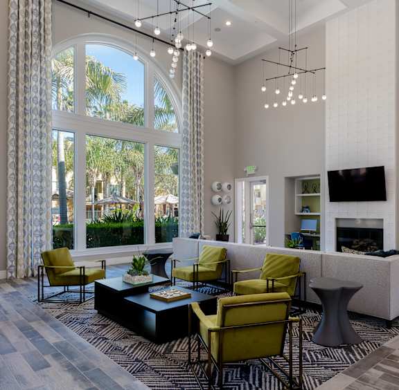 Resident Lounge at Missions at Sunbow Apartments, California
