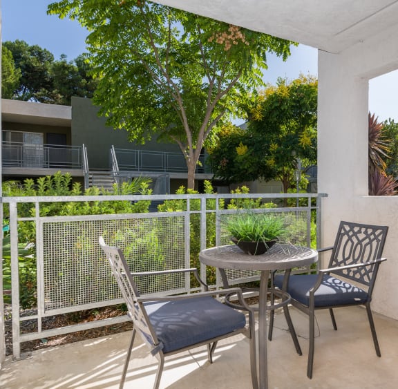 Patio at Navajo Bluffs, San Diego, California