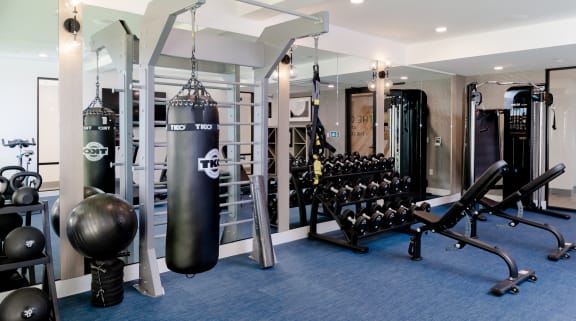 Fitness Center at The Lofts at Carlsbad Village, California, 92008