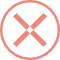 a pink cross in a circle on a black background