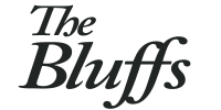 Wordmark logo for The Bluffs Apartments