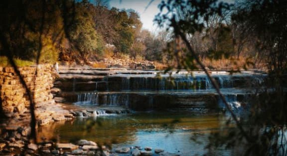 an image of a waterfall in a river