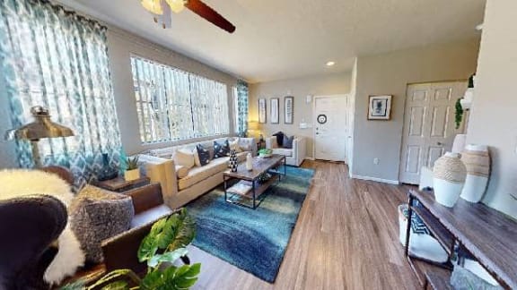 Living Room With Plenty Of Natural Light at The Presidio by Picerne, Nevada