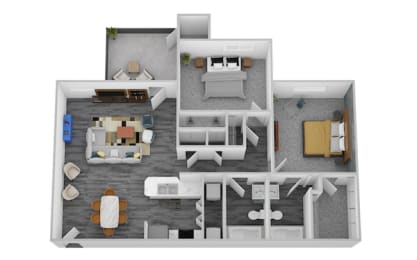 The Madeira Floor Plan at Ivy Hills Living Spaces, Cincinnati, OH, 45244
