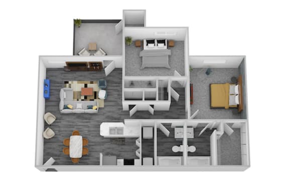 The Madeira Floor Plan at Ivy Hills Living Spaces, Cincinnati, OH, 45244