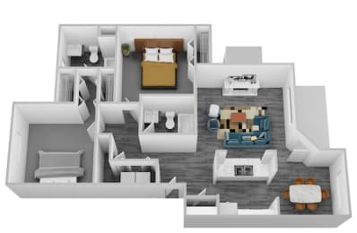The Mariemont Update Floor Plan at Ivy Hills Living Spaces, Cincinnati