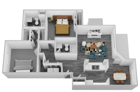The Mariemont Update Floor Plan at Ivy Hills Living Spaces, Cincinnati