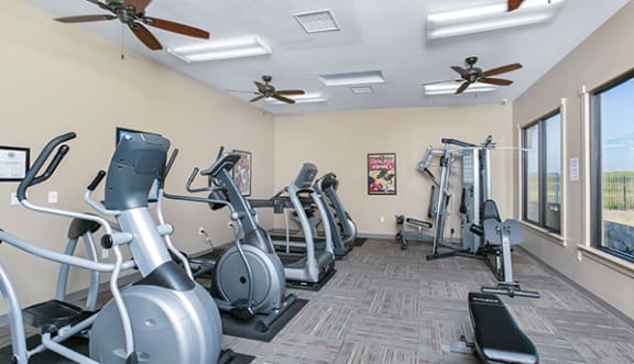 fitness center at high point east apartment