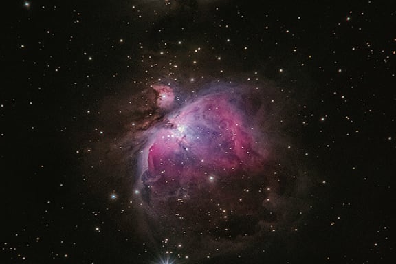a star forming region in the orion nebula