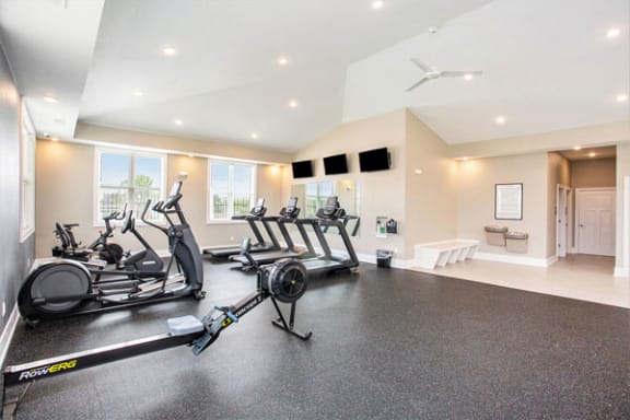 24 Hour Fitness Center at Eagle Ridge Apartment Homes, Traverse City