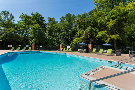 Private Outdoor Swimming Pool with Sundeck at Polo Run Apartments, 46142