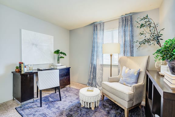 Flex Space turned into Office Room at Scarborough Lake Apartments, Indianapolis