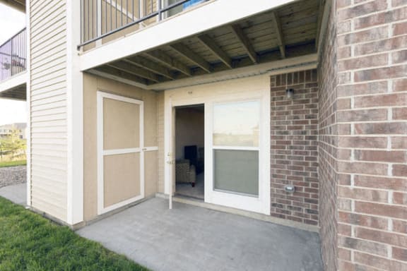 Private Storage on Patio/Balcony at Fieldstream Apartment Homes in Ankeny, IA