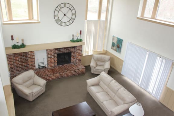Clubhouse with High Ceiling at Wingate Apartments in Kentwood, MI