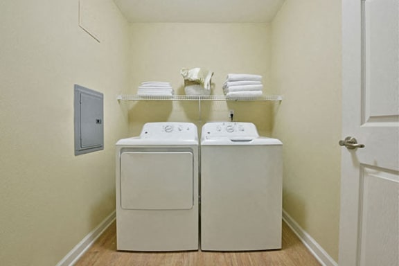 In-Unit Full Size Washer and Dryer at Badger Canyon Apartments, in Kennewick, WA