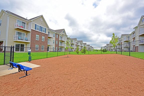 Gated Dog Park at River Hills Apartments, Wisconsin