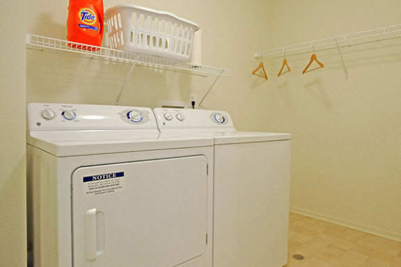 Washer and Dryer in Every Apartment at The Harbours Apartments, Clinton Twp