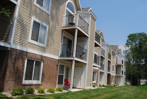 Private Storage on Patio or Balcony at Tall Oaks Apartment Homes in Kalamazoo, MI