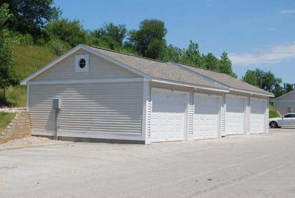 Garages With Remote Opener at Brentwood Park Apartments in La Vista, NE
