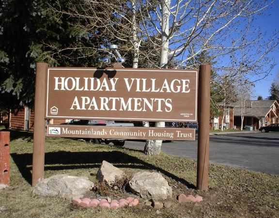 Holiday Village Sign