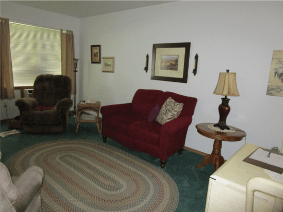 Louise Garden Furnished Living Room