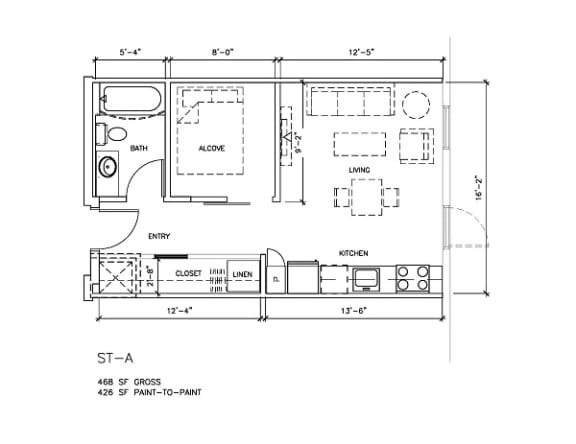 Stone Arch II Floorplan, Minneapolis, Minnesota