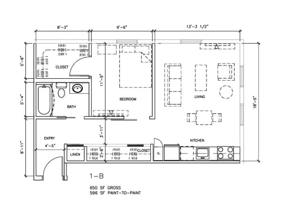Stone Arch II Floorplan, Minneapolis, Minnesota