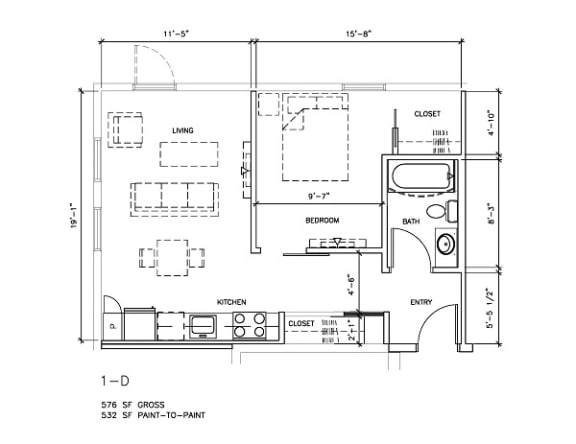 Stone Arch II Floorplan, Minneapolis, Minnesota