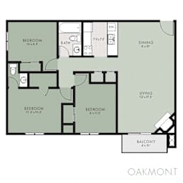  Floor Plan Oakmont