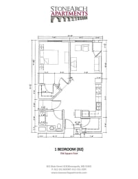 Stone Arch I Floorplan, Minneapolis, Minnesota