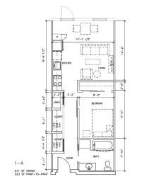 Stone Arch II Floorplan, Minneapolis, Minnesota
